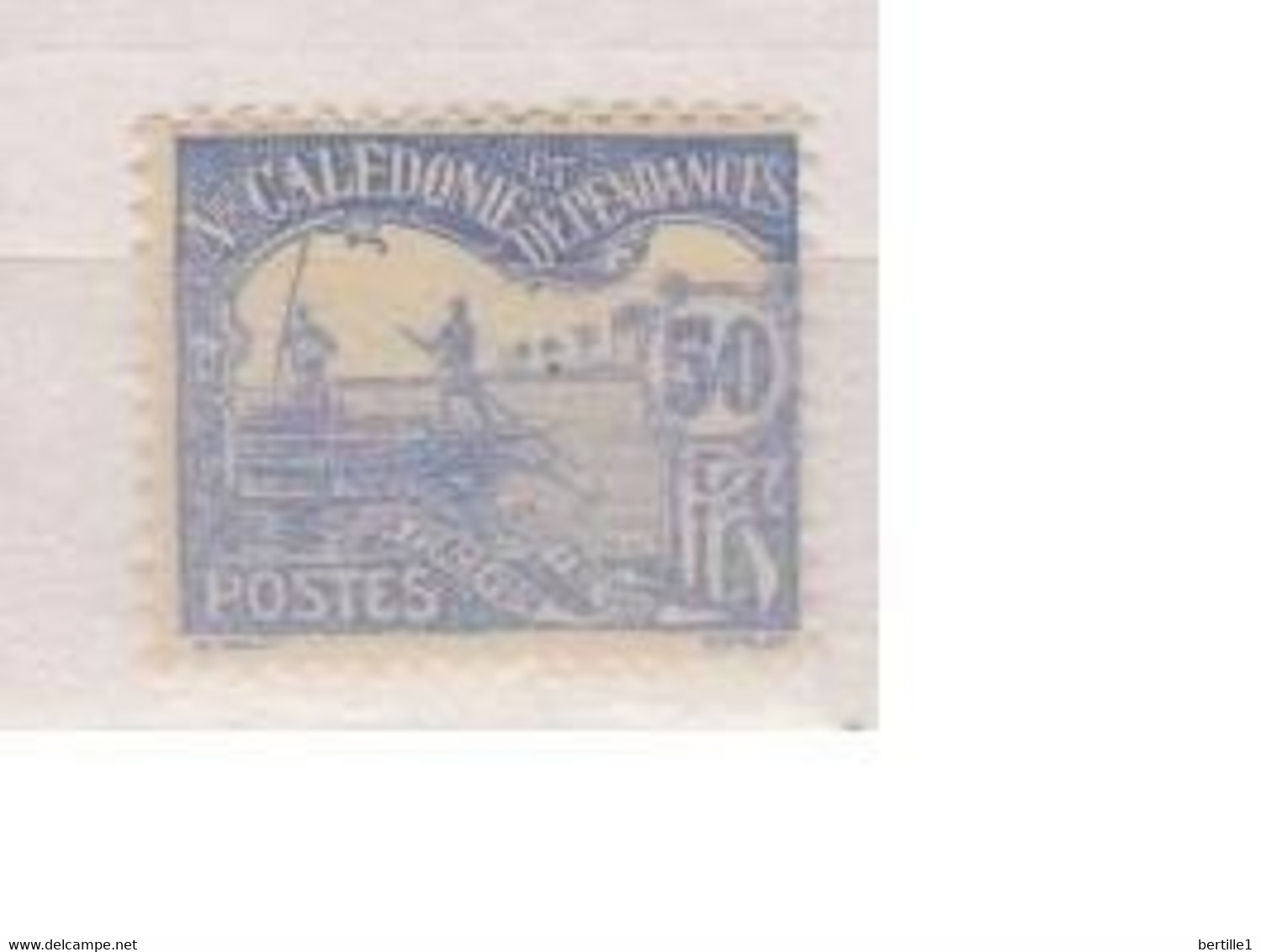 NOUVELLE CALEDONIE           N°  YVERT TAXE 21NEUF SANS GOMME     ( S G   02/48 ) - Timbres-taxe