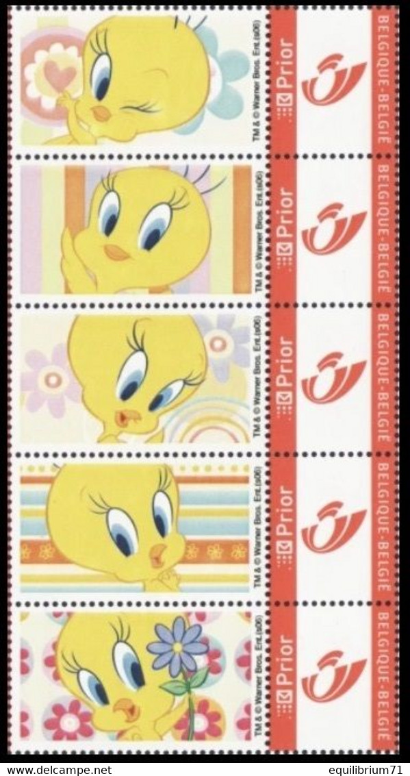 DUOSTAMP** / MYSTAMP** - Titi - Tweety - Warner Bros - Philabédés (comics)