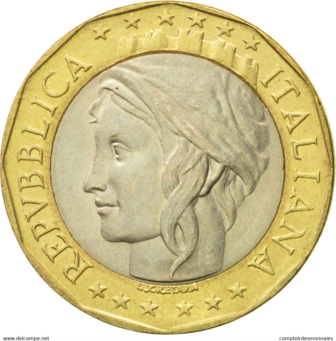 Monnaie, Italie, 1000 Lire, 1997, Rome, TTB, Bi-Metallic, KM:194 - 1 000 Lire