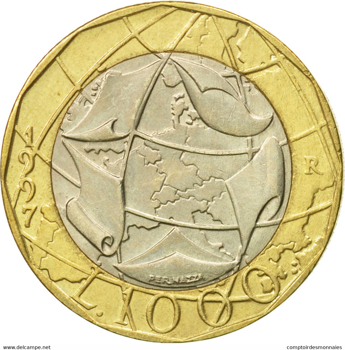 Monnaie, Italie, 1000 Lire, 1997, Rome, TTB, Bi-Metallic, KM:194 - 1 000 Liras