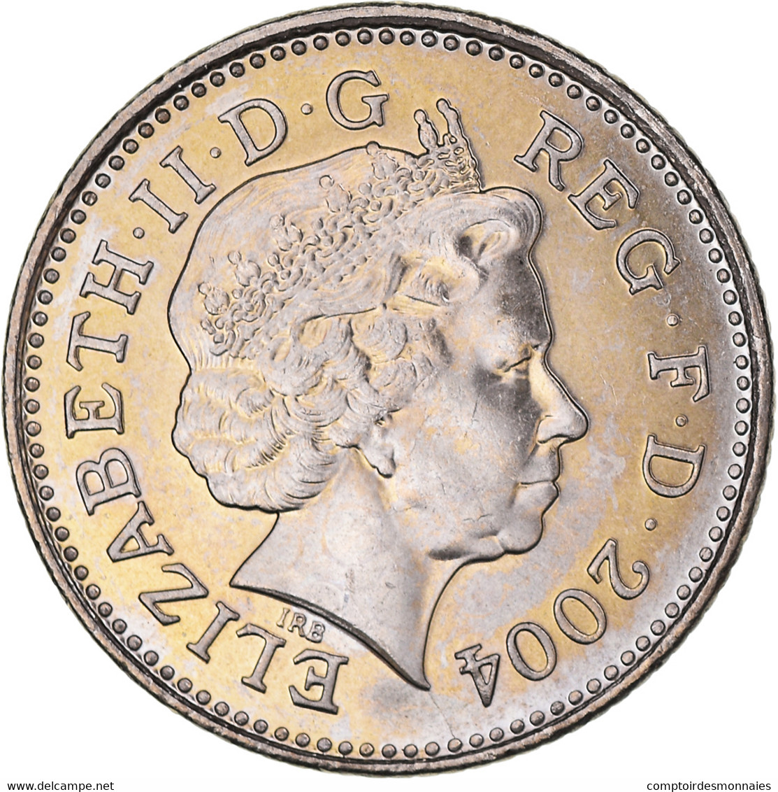 Monnaie, Grande-Bretagne, Elizabeth II, 10 Pence, 2004, SPL+, Cupro-nickel - 10 Pence & 10 New Pence