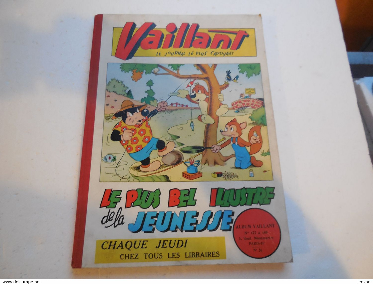 (Recueil) Vaillant (Album Du Journal) 26. N° 477 à 489, Complet, PIF PLACID ET MUZO, 1954..........N5..10..26 - Vaillant
