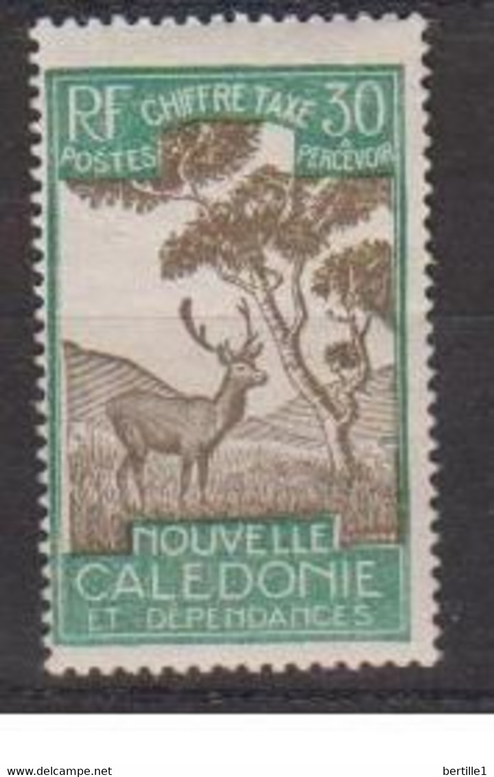 NOUVELLE CALEDONIE            N°  YVERT TAXE 33  NEUF AVEC CHARNIERES    ( CHARN  03/06 ) - Portomarken