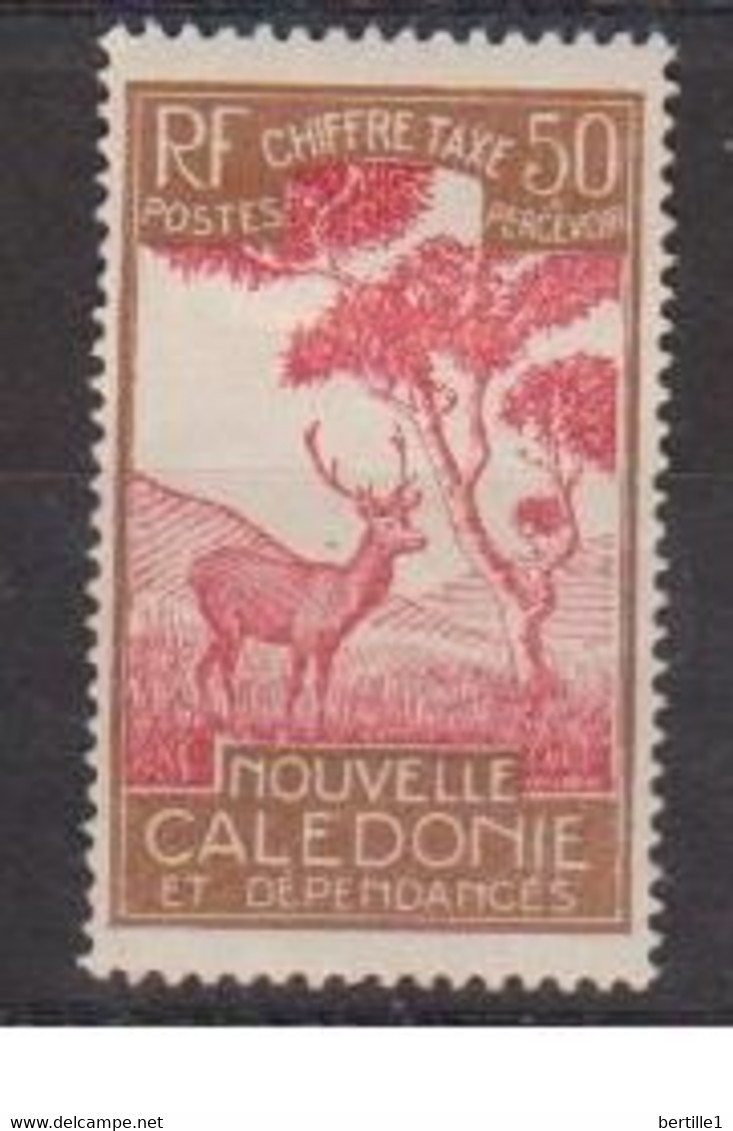 NOUVELLE CALEDONIE            N°  YVERT TAXE 34  NEUF AVEC CHARNIERES    ( CHARN  03/06 ) - Timbres-taxe