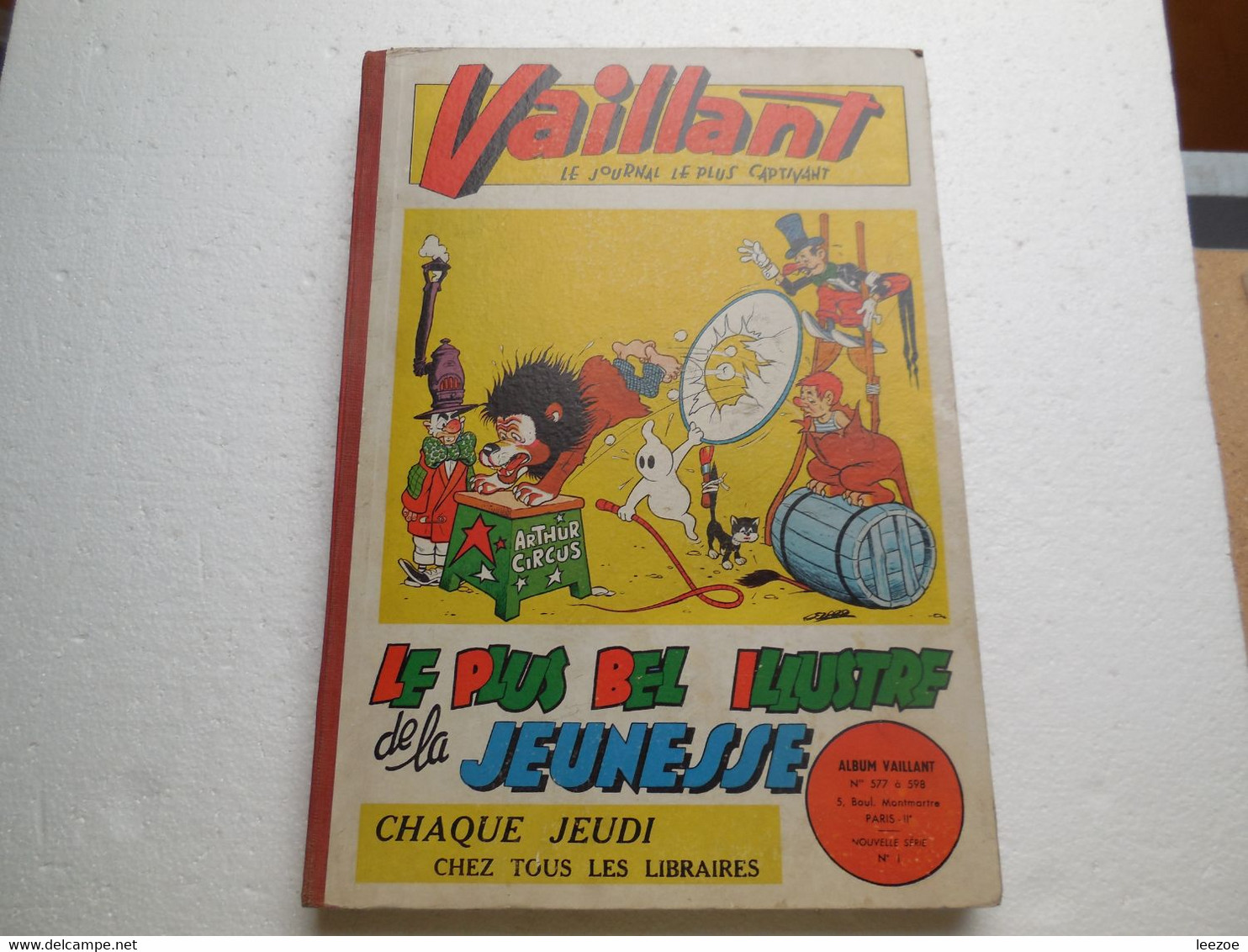 Recueil Vaillant (Album Du Journal - 2e Série) 1. Album Vaillant Complet, PIF PLACID ET MUZO, 1956..........N5..10..26 - Vaillant