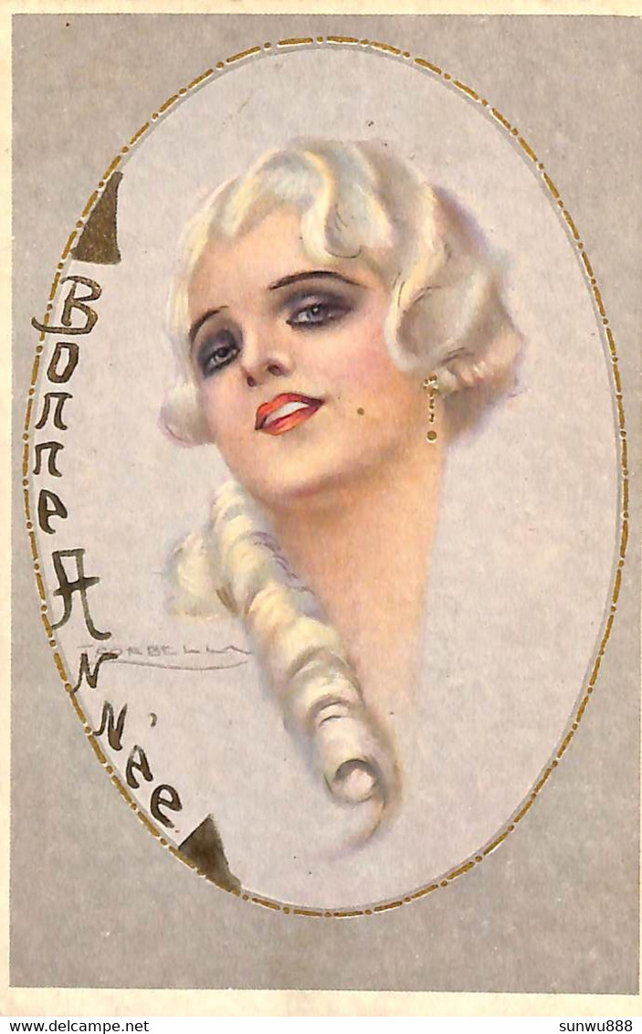 Corbella Femme Bonne Année Médaillon (1933) - Corbella, T.