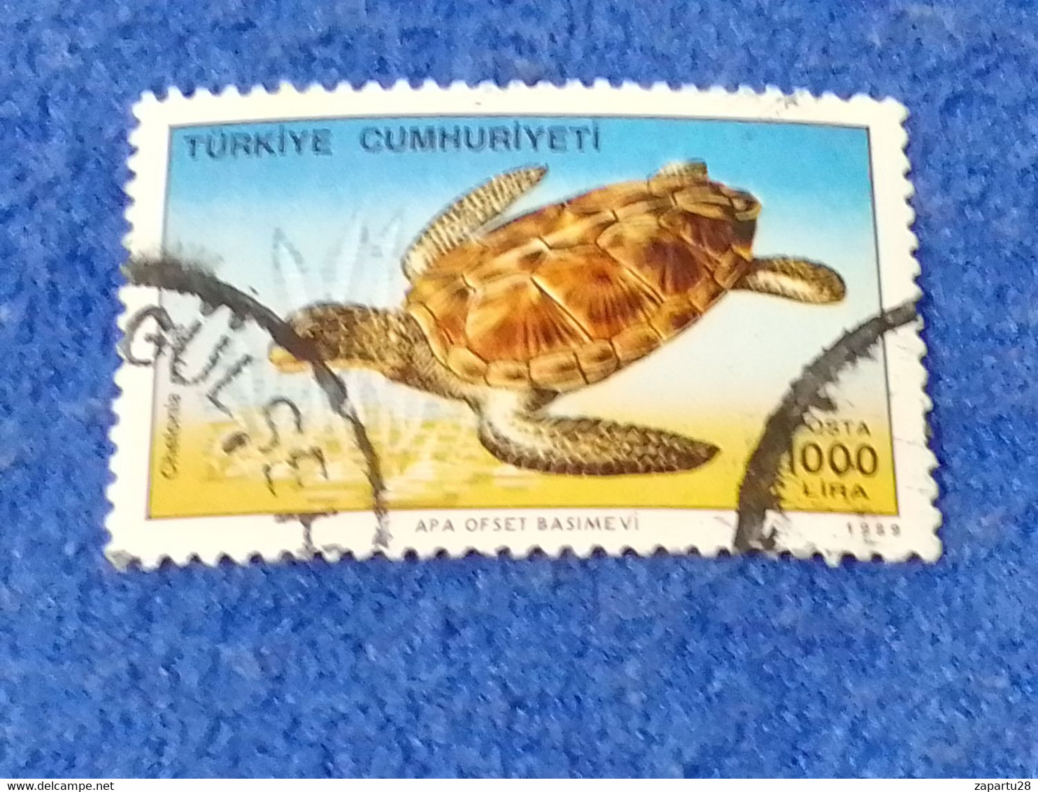 TÜRKEY--1980- 90  -  1000TL      DAMGALI - Used Stamps