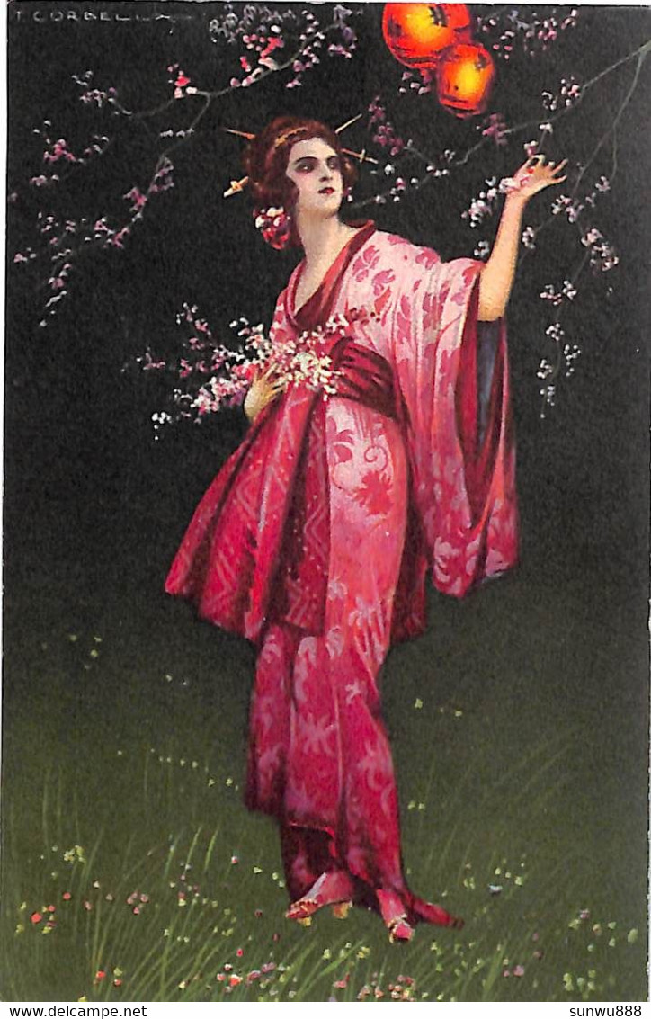 Corbella  Femme Fleurs Japon (1925) - Corbella, T.