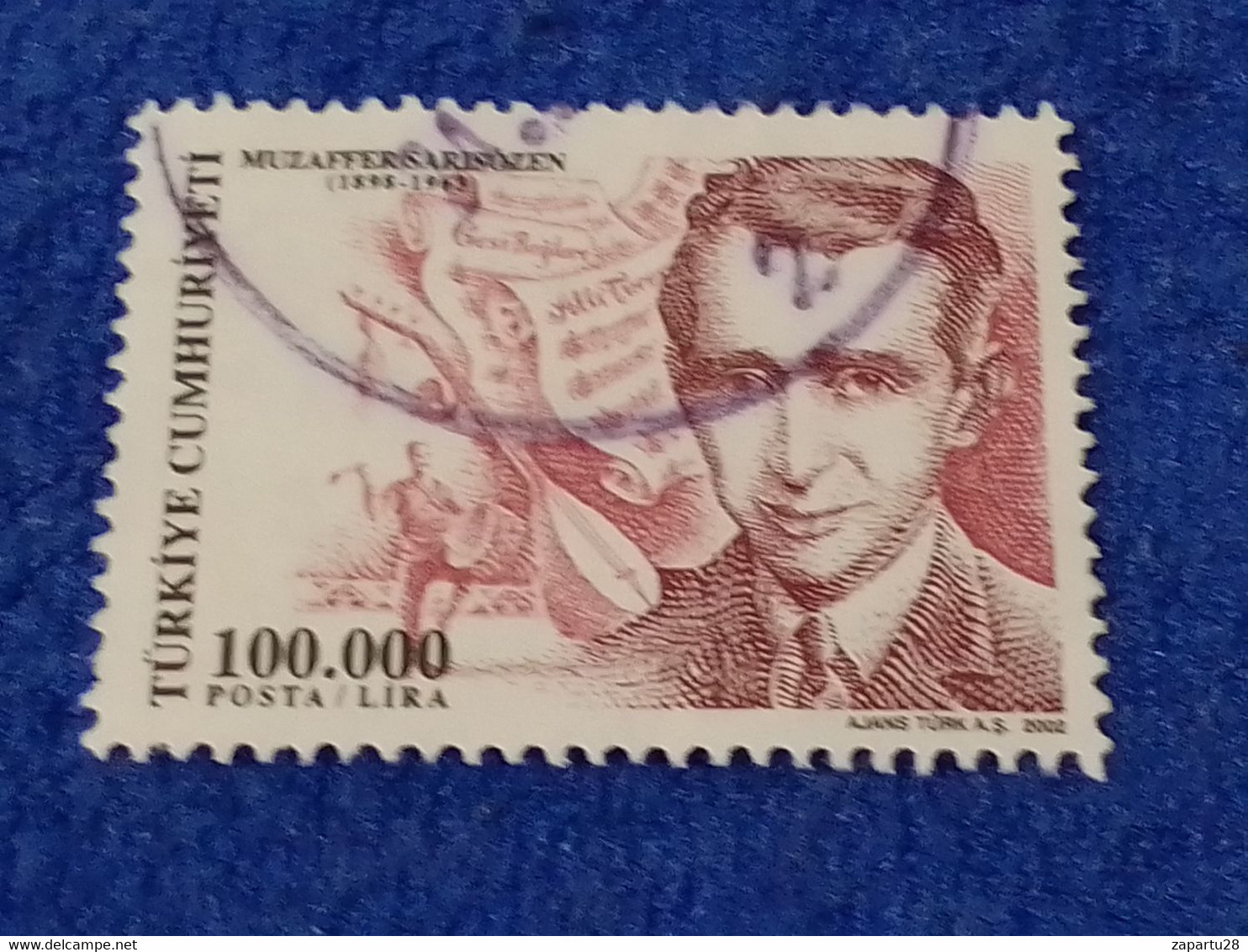 TÜRKEY--2000- 10  - 100 000TL   DAMGALI - Used Stamps