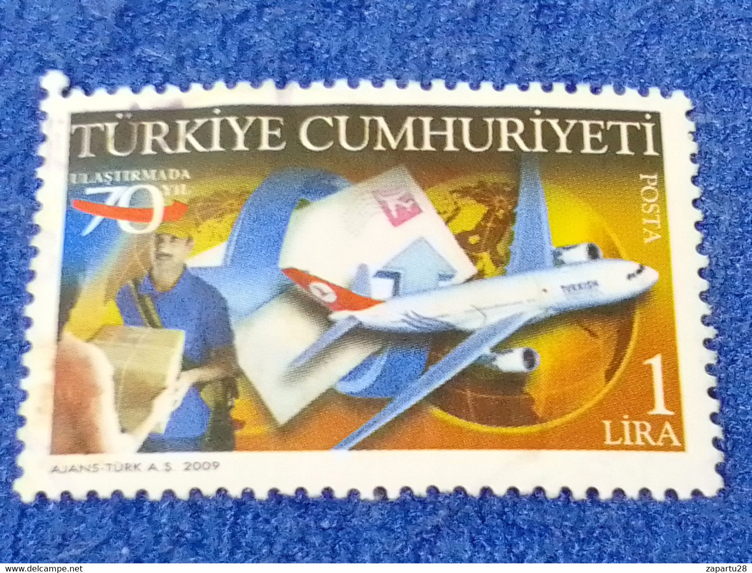 TÜRKEY--2000- 10  - 1TL   DAMGALI - Used Stamps