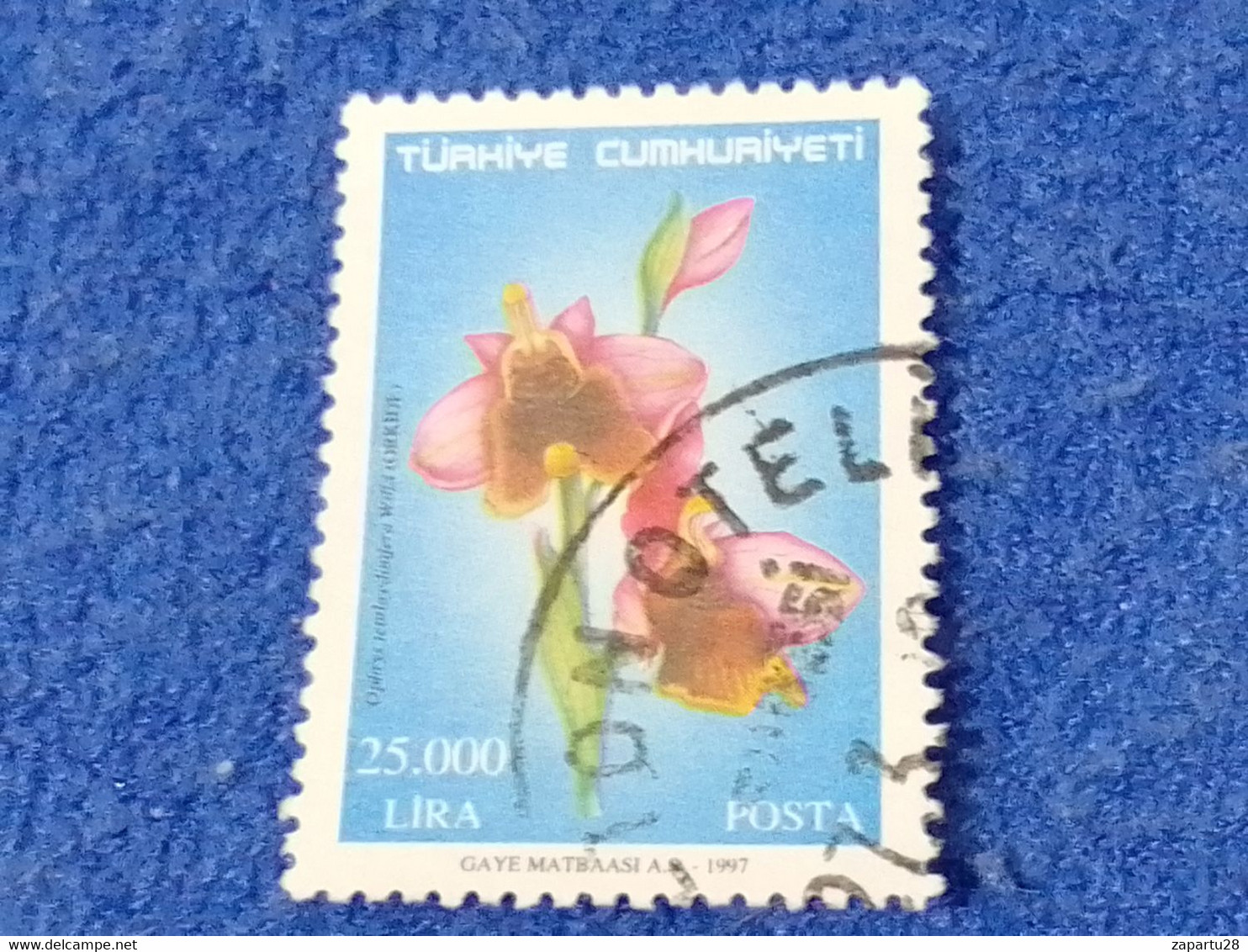 TÜRKEY--2000- 10  - 25 000TL  DAMGALI - Used Stamps