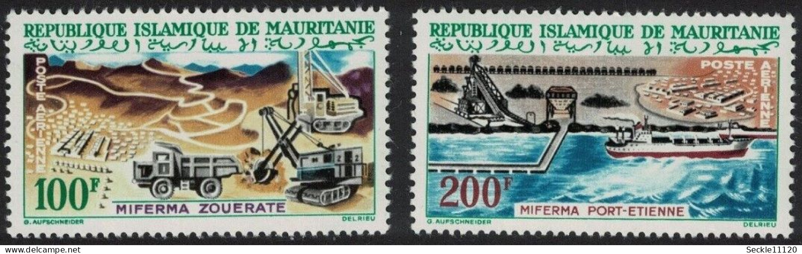 Mauritanie Mauritania - 1963 - PA 24 / PA 25 - Mines De Fer De Mauritanie - MH - Mauritanie (1960-...)