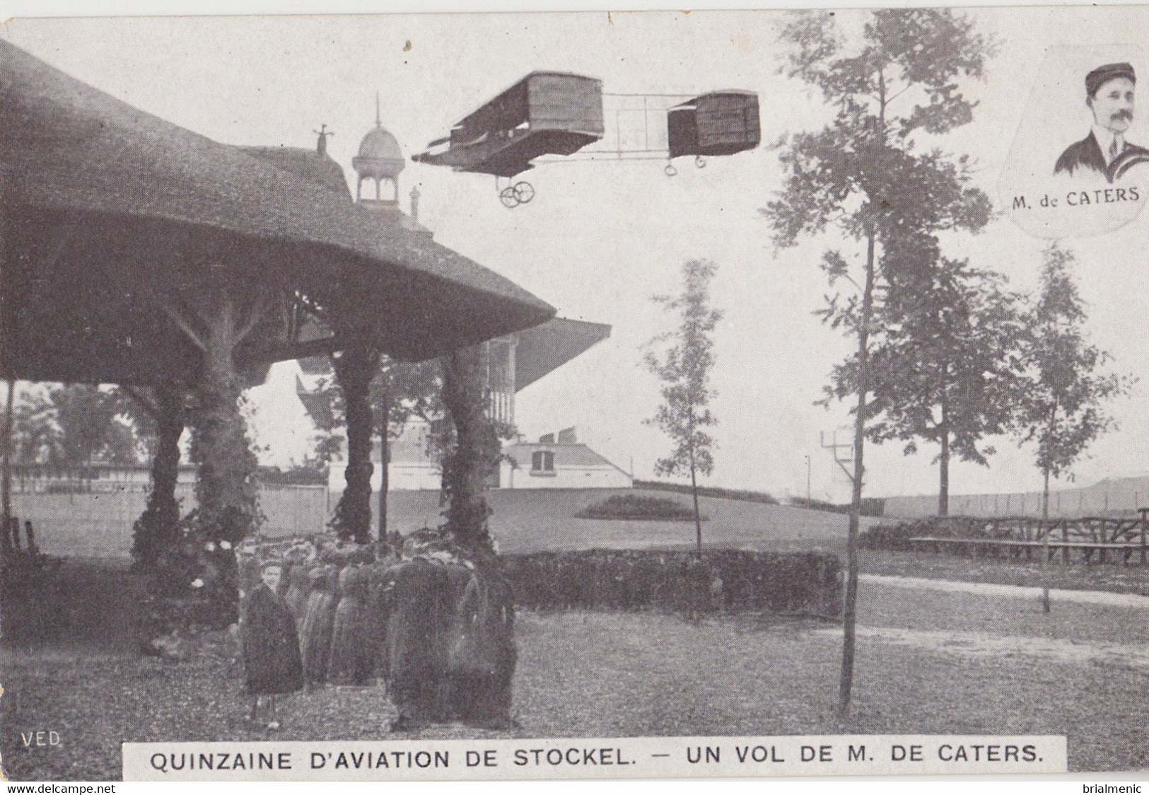 Quinzaine D'aviation De STOCKEL  ( WOLUWE ST PIERRE )  Un Vol De M De Caters - Woluwe-St-Pierre - St-Pieters-Woluwe