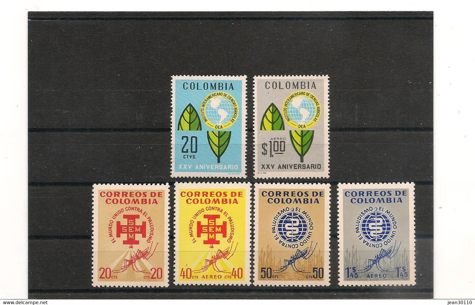 COLOMBIE ANNÉES 1962/69 **  N° 601-602-645** Et P.A. N° 408/09-492**- - Colombia