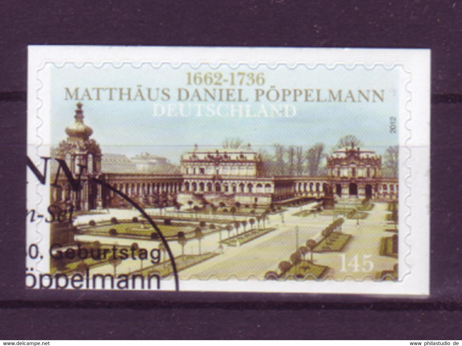 Bund 2915 SELBSTKLEBEND Folienblatt Matthäus D. Pöppelmann 145 C ESST /1 - Other & Unclassified