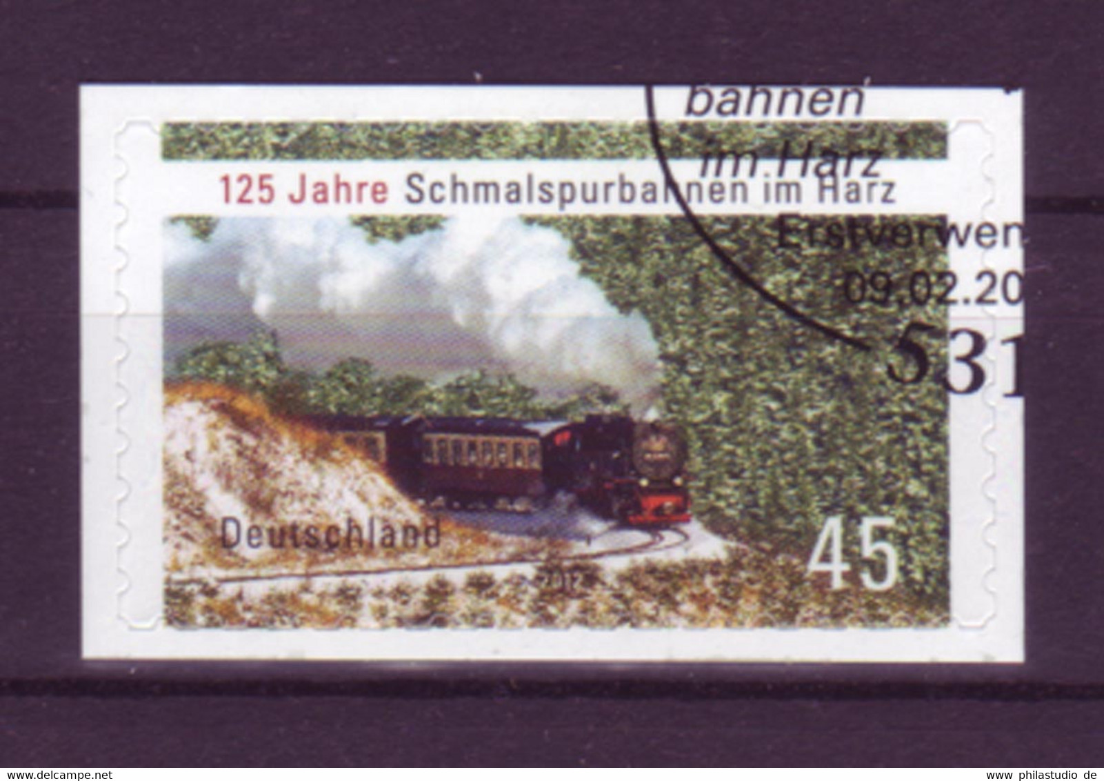 Bund 2916 SELBSTKLEBEND Folienblatt  Schmalspurbannen Im Harz 45 C Mit ESST - Other & Unclassified