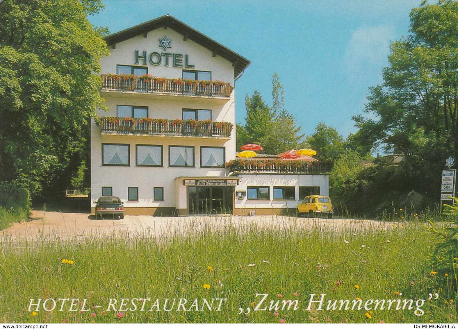 Nonnweiler Otzenhausen - Cafe Hotel Restaurant "Zum Hunnenring" Renault 4 - Nonnweiler