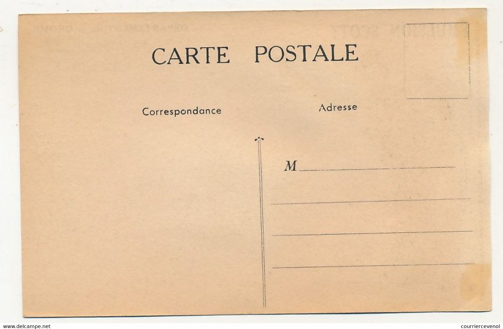 CPA - DRÔME - Publicitaire ÉMULSION SCOTT - Département De La Drôme - Sonstige & Ohne Zuordnung