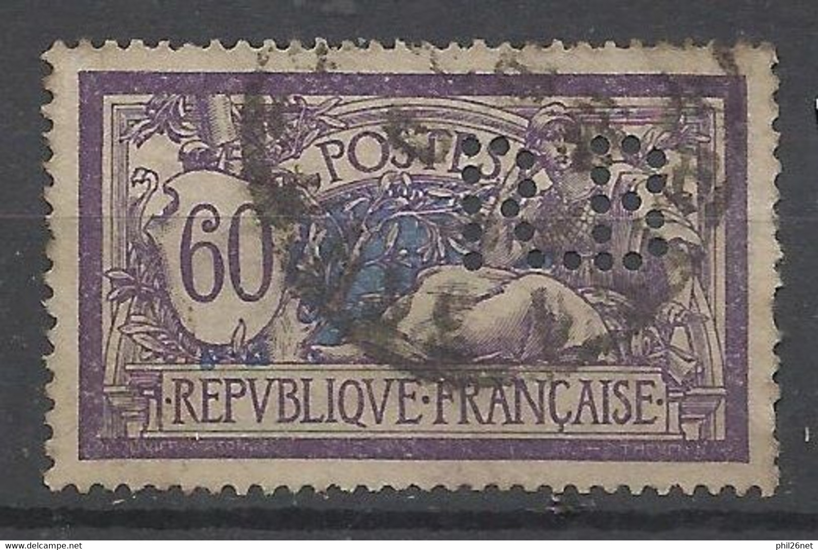 France  N° 144  Perforé   RB    Oblitéré  AB   Voir Scans    Soldes ! ! ! - Oblitérés