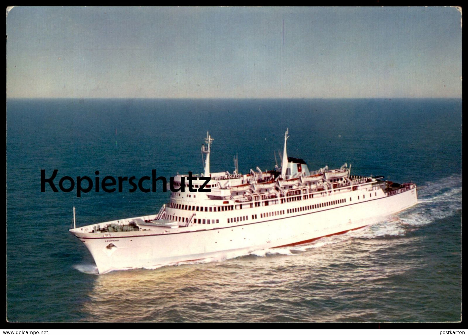 ÄLTERE POSTKARTE M/V LEPOPARD NORMANDY FERRIES LE HAVRE SOUTHAMPTON DAMPFER FÄHRE M.S. MS Ferry Schiff Ship Cpa Postcard - Ferries