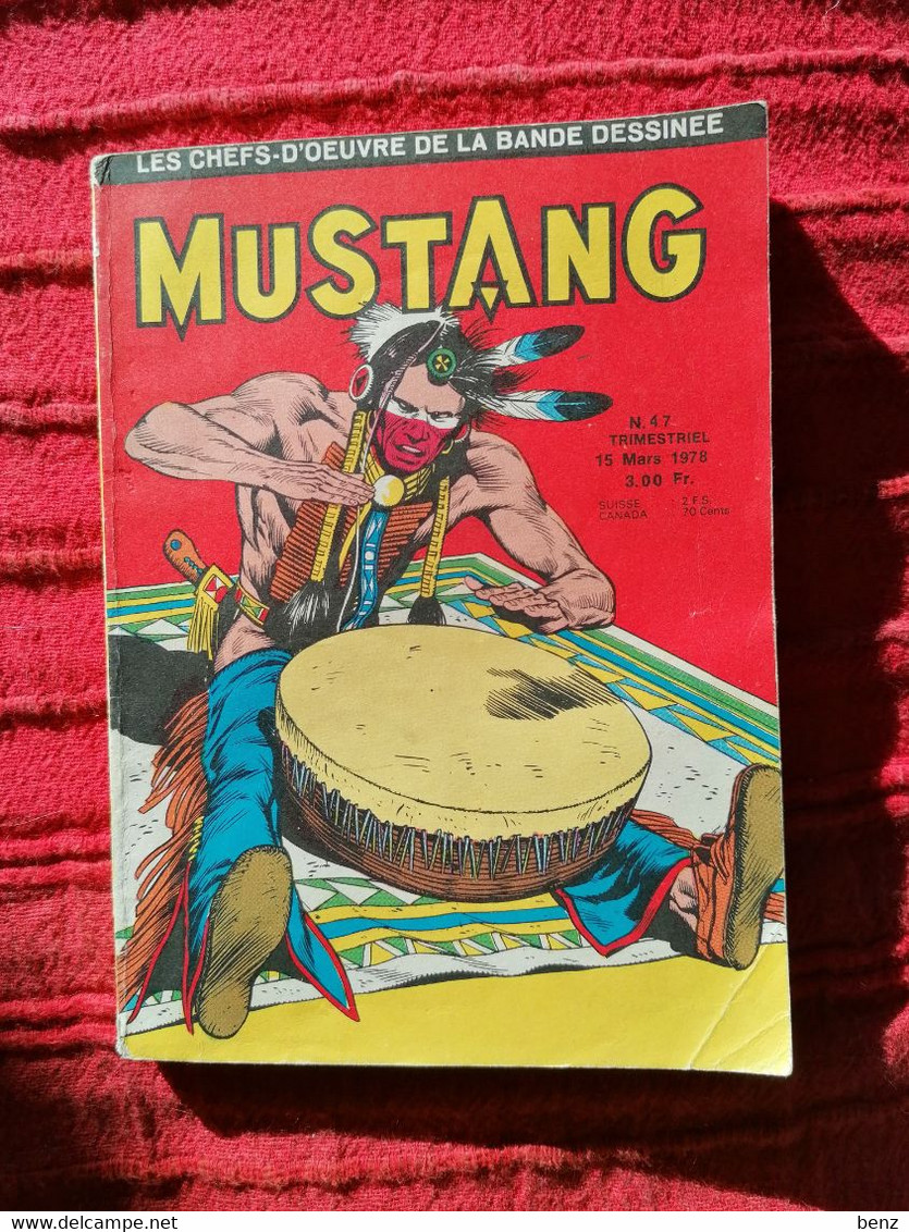 MUSTANG N°47 DE 1978 EDITION LUG WESTERN TB ETAT - Mustang