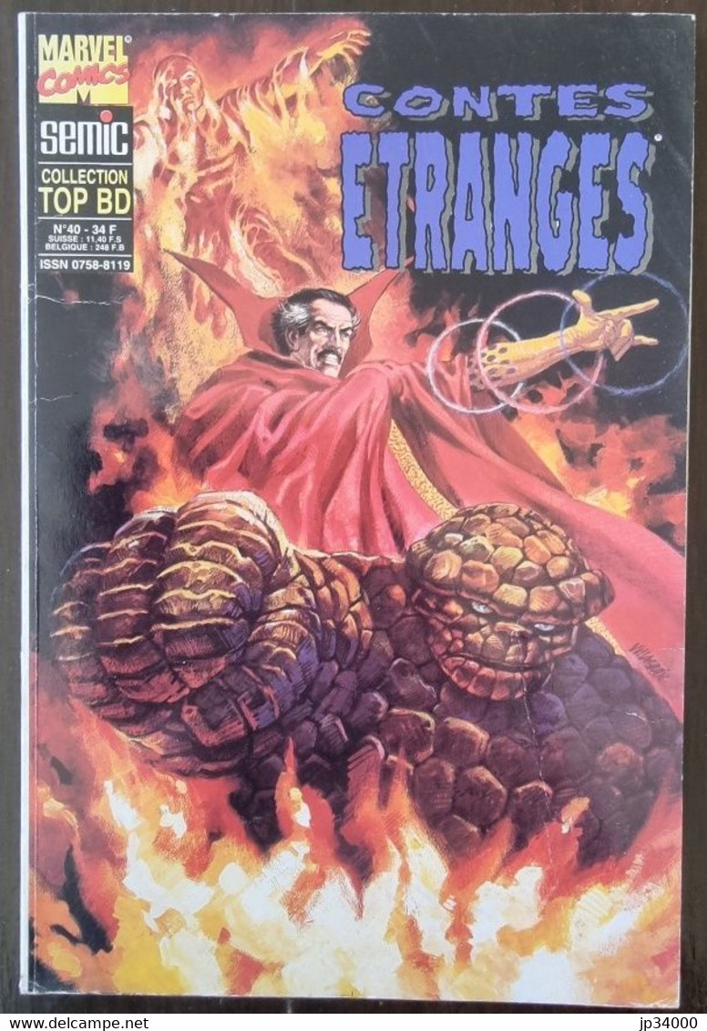 CONTES ETRANGES. Collection Top BD N°40 (Marvel Comics Semic) Dr Strange - Top BD