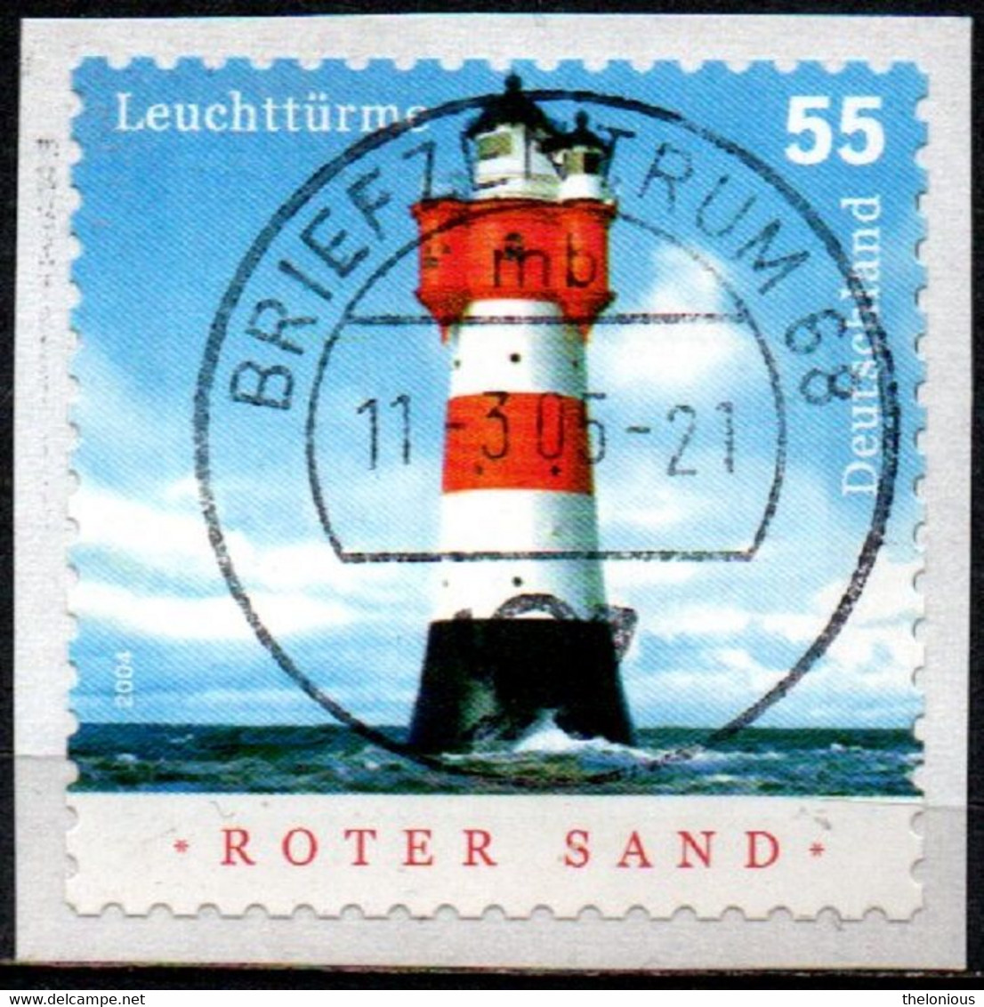 # BRIEFZENTRUM 68  Mb - 11 - 3 05 - 21 - Mi N. 2413 - Leuchtturme - Roter Sand - Other & Unclassified