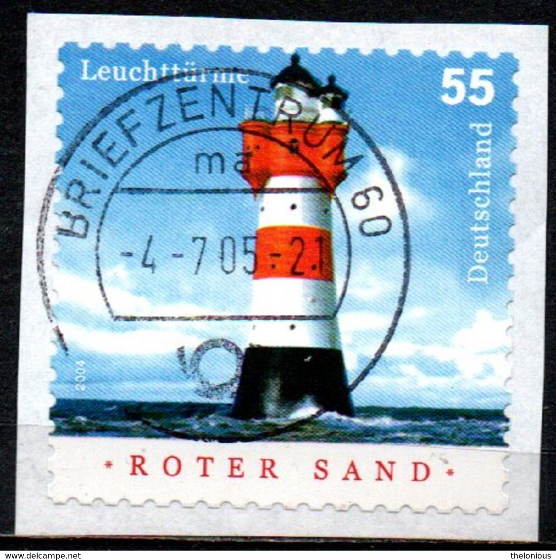 # BRIEFZENTRUM 60  Ma - 4 - 7 - 05 - 21 - Mi N. 2413 - Leuchtturme - Roter Sand - Other & Unclassified