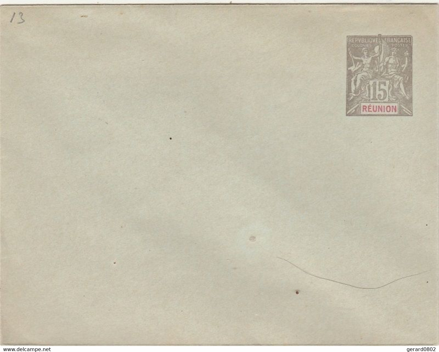 Réunion - Enveloppe 15c Type Groupe - Neuve - Lettres & Documents