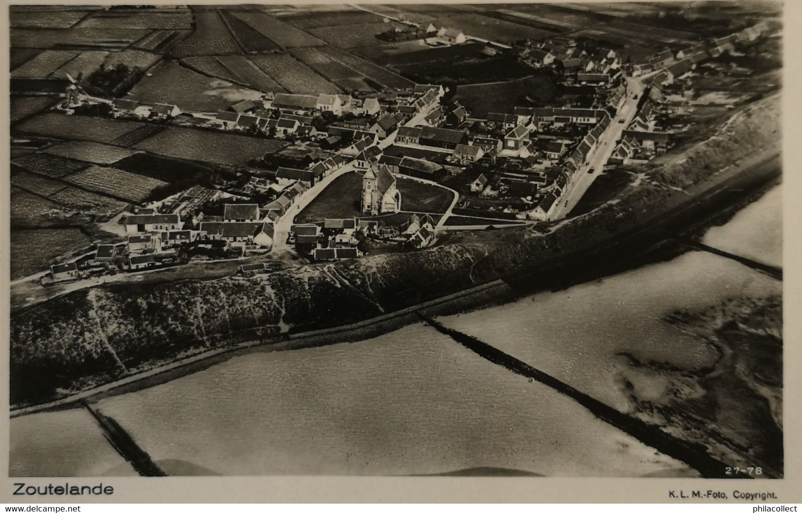 Zoutelande (Zld.) KLM Luchtfoto 19?? - Zoutelande