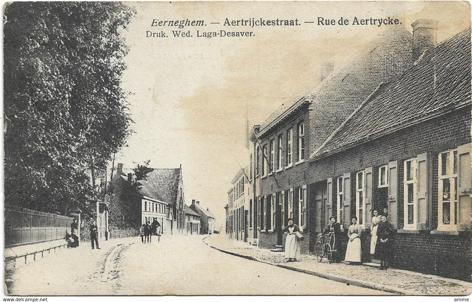 Eernegem - Eerneghem  *  Aertrijckestraat - Rue De Aertrycke - Ichtegem