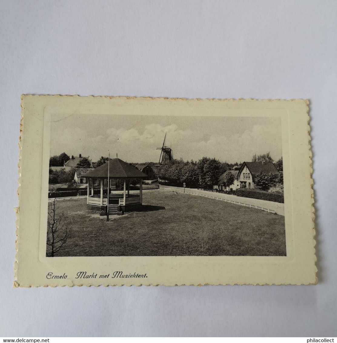 Ermelo // Markt Met Muziektent (Molen) 1942 - Ermelo