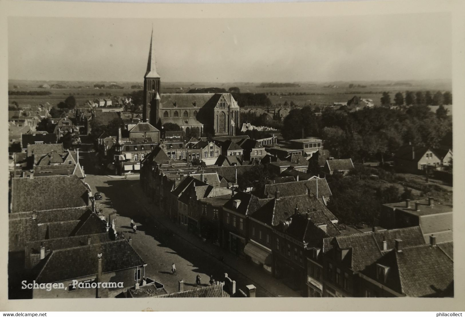 Schagen (NH) Panorama 1952 - Schagen