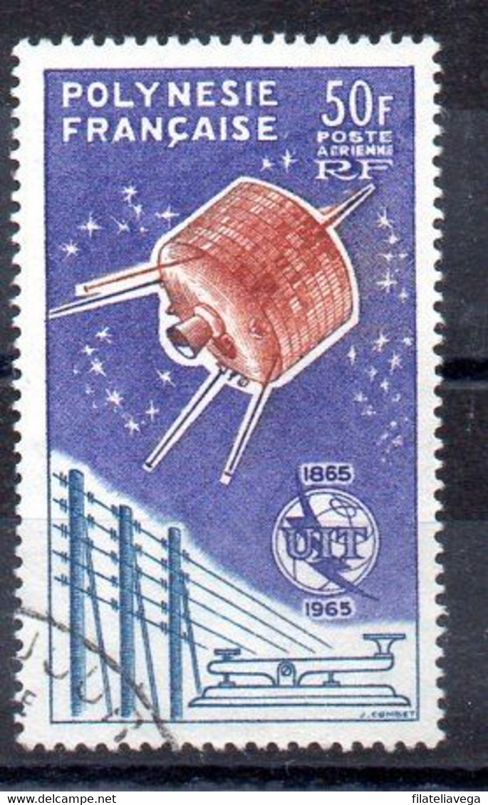 Polinesia Francesa Serie Aéreo Nº Yvert 10 O ASTROFILATELIA  (ASTROPHILATELY) - Used Stamps