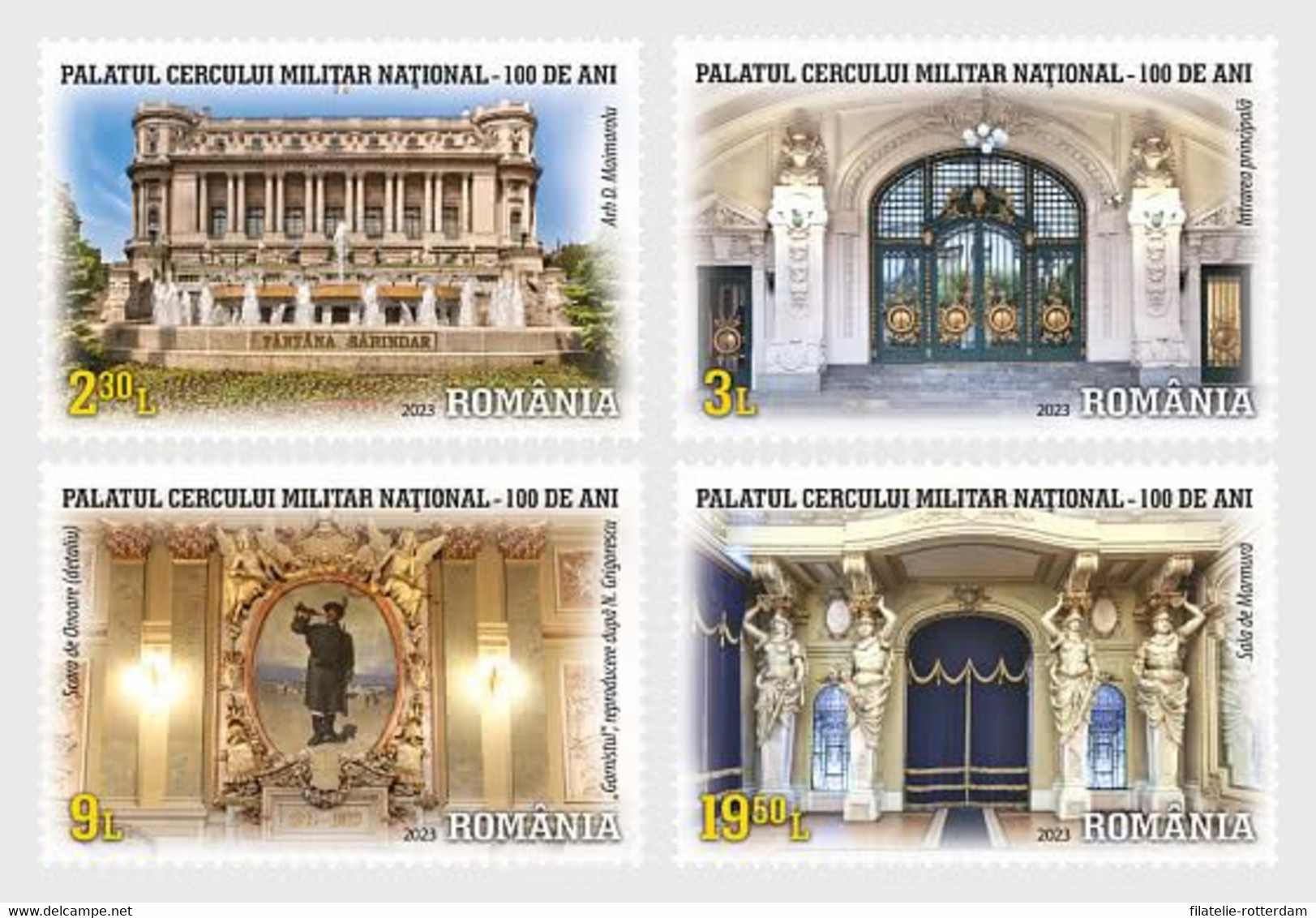 Roemenië / Romania - Postfris / MNH - Complete Set Palace 2023 - Nuovi