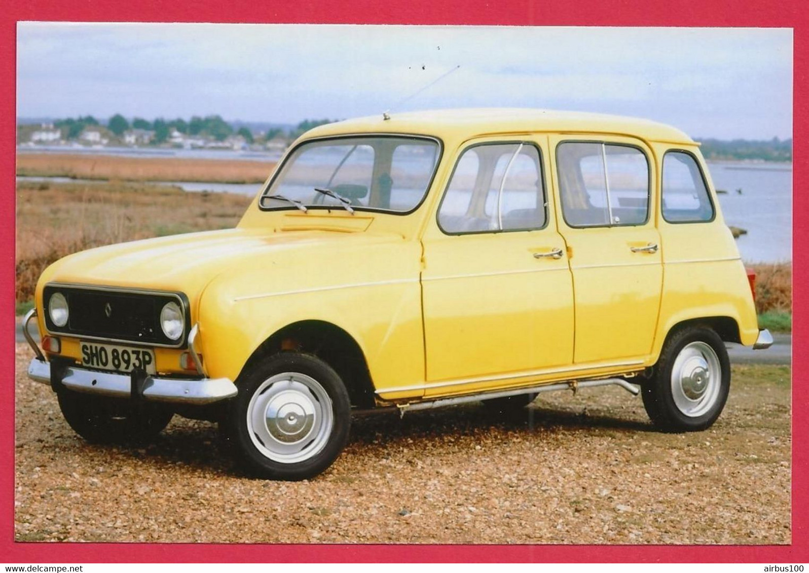 BELLE REPRODUCTION D'APRES UNE PHOTO ORIGINALE - RENAULT 4L - CONDUITE A DROITE VERSO EXPORT - R4 R4 - Auto's