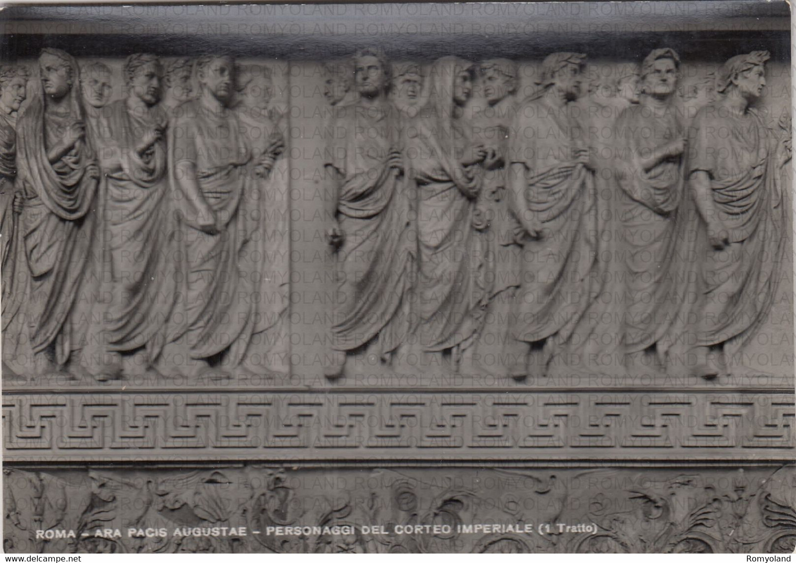 CARTOLINA  ROMA,LAZIO,ARA PACIS AUGUSTAE-PERSONAGGI DEL CORTEO IMPERIALI (1 TRATO)-CULTURA,BELLA ITALIA,NON VIAGGIATA - Mostre, Esposizioni