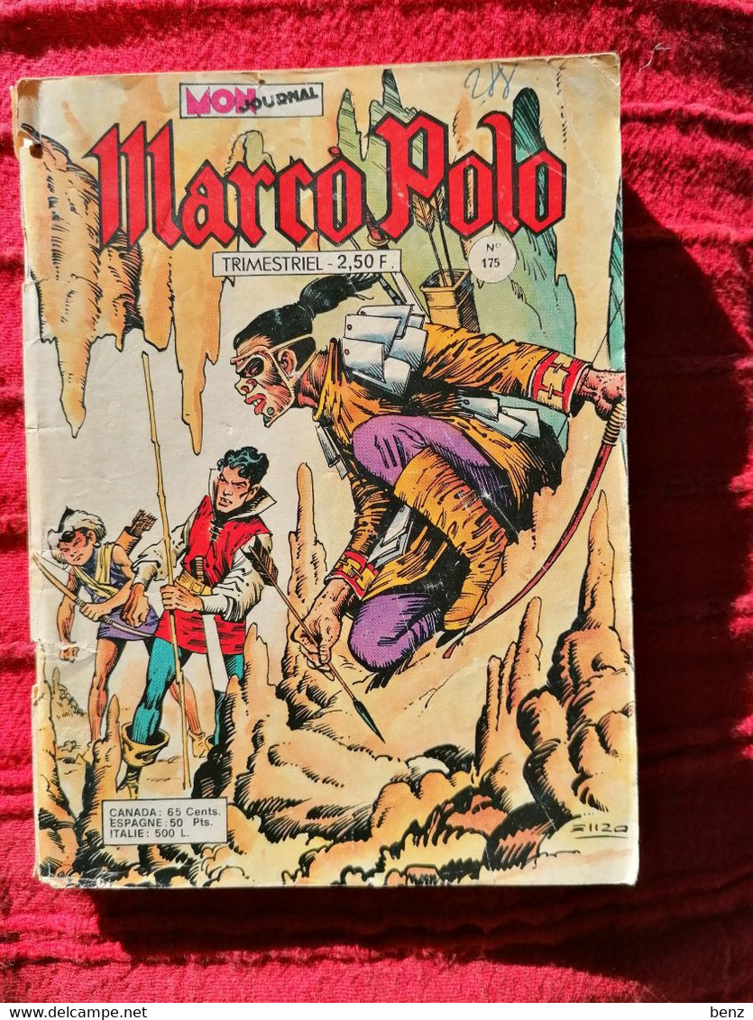 MARCO POLO N°175 DE SEPTEMBRE 1977 EDITIONS MON JOURNAL AVENTURES BON ETAT - Marco-Polo