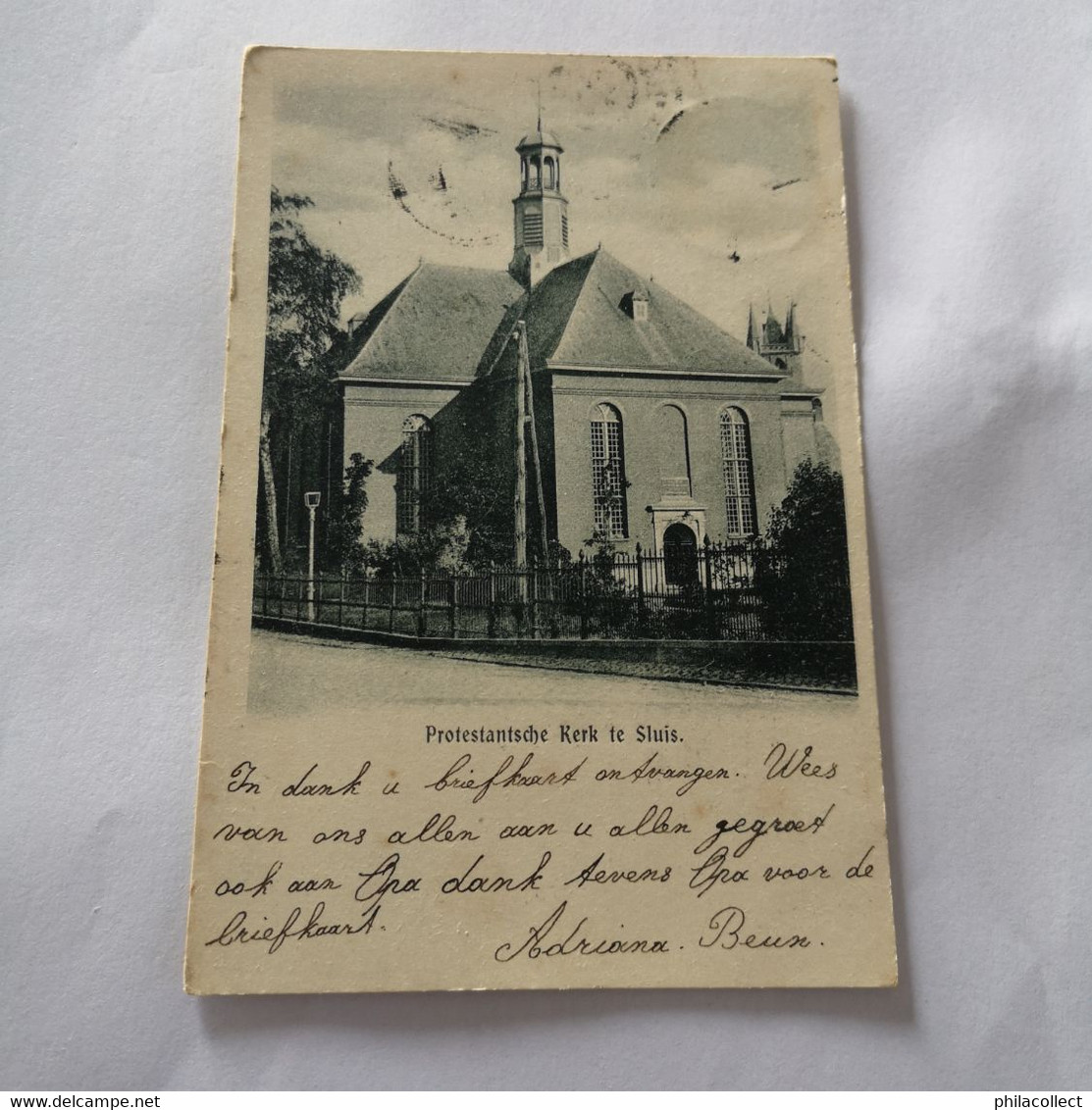 Sluis (Zld) Protestantsche Kerk 1902 - Sluis
