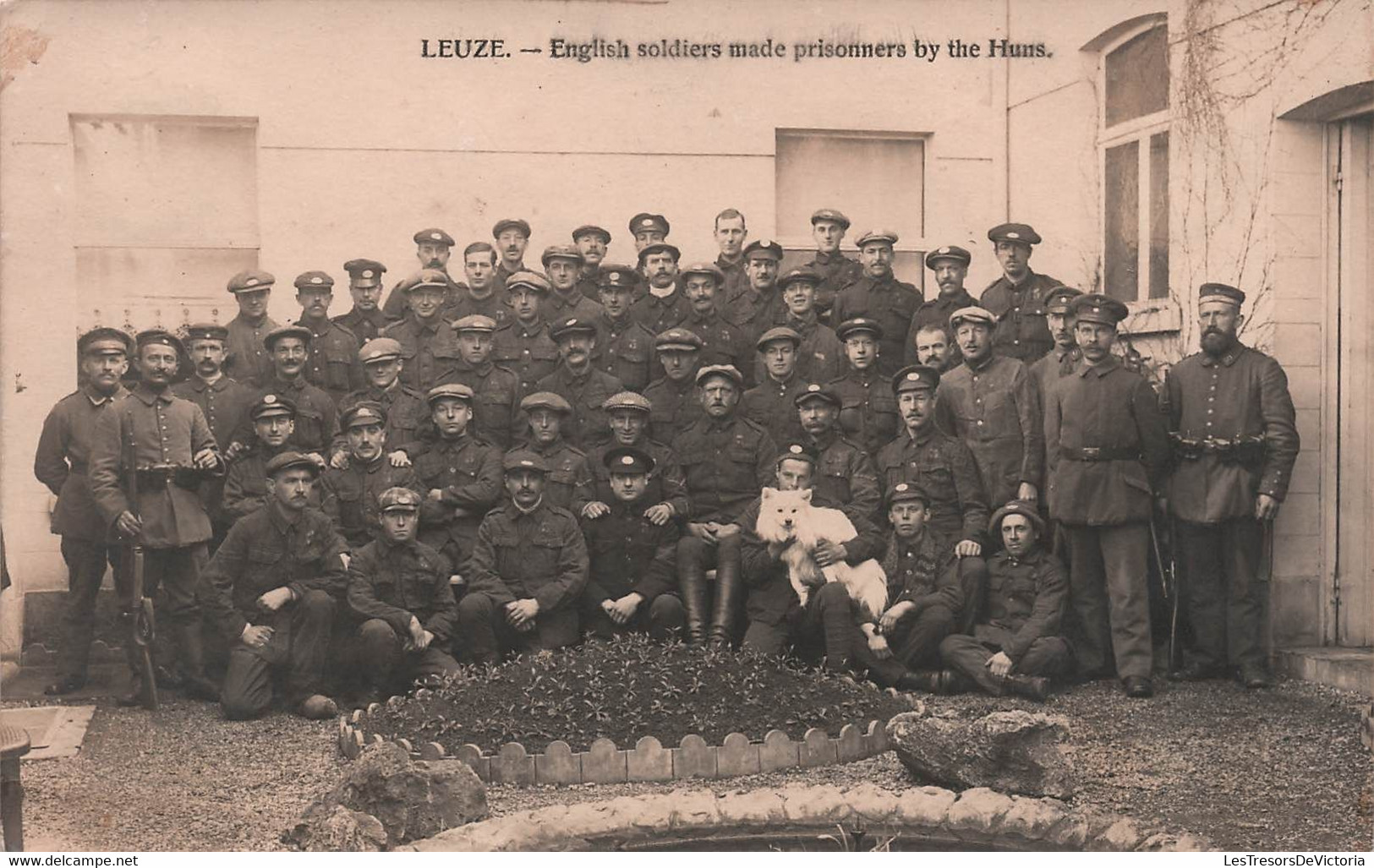 Belgique - Leuze - English Soldiers Made Prisonners By The Huns  - Carte Postale Ancienne - - Leuze-en-Hainaut