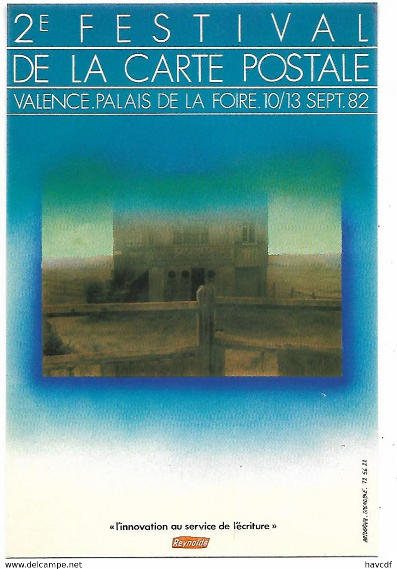CPM - édit. SIPHULA  - 2è Festival De La Carte Postale - VALENCE - 1982 - Bourses & Salons De Collections