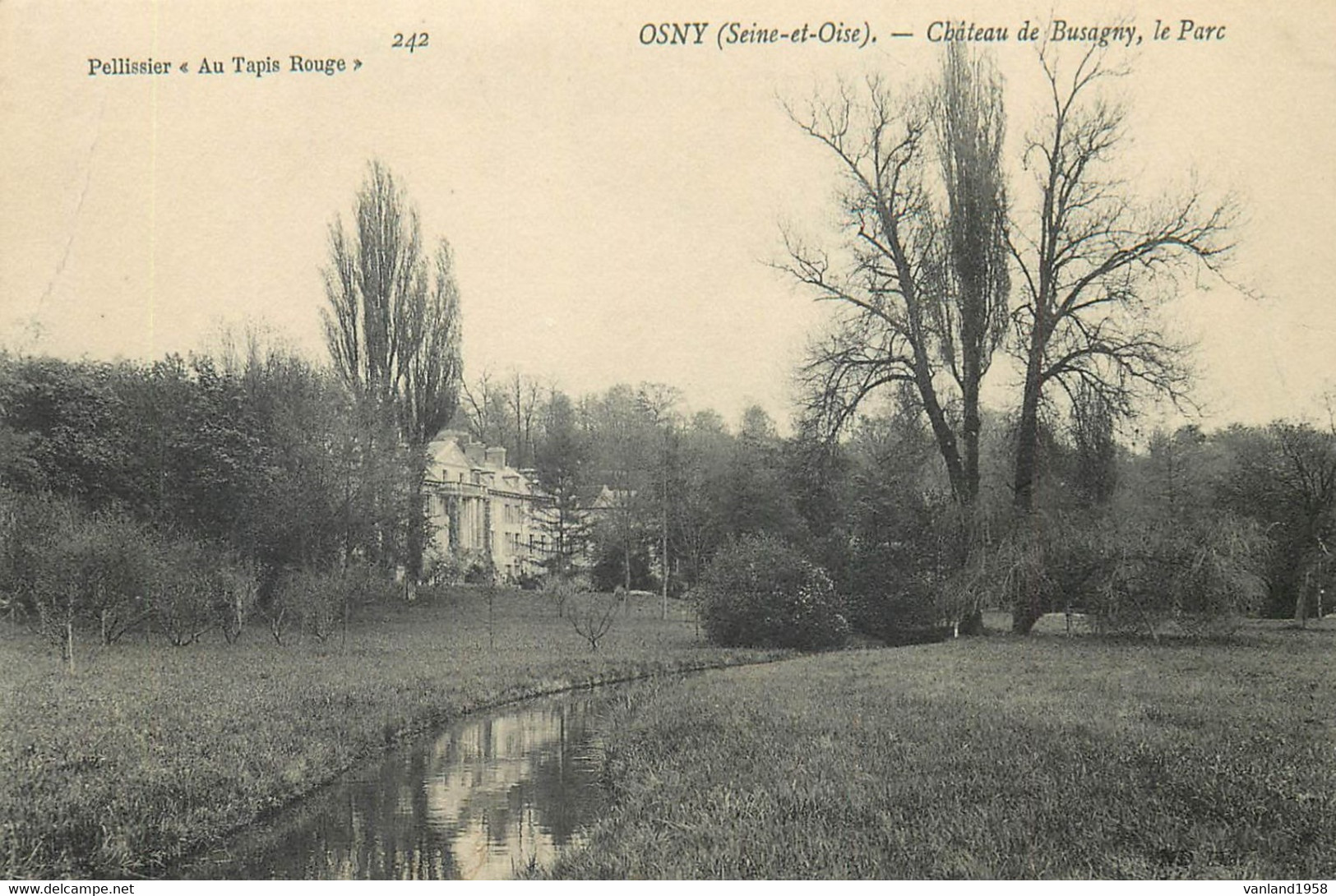 OSNY-château De Busagny,le Parc - Osny