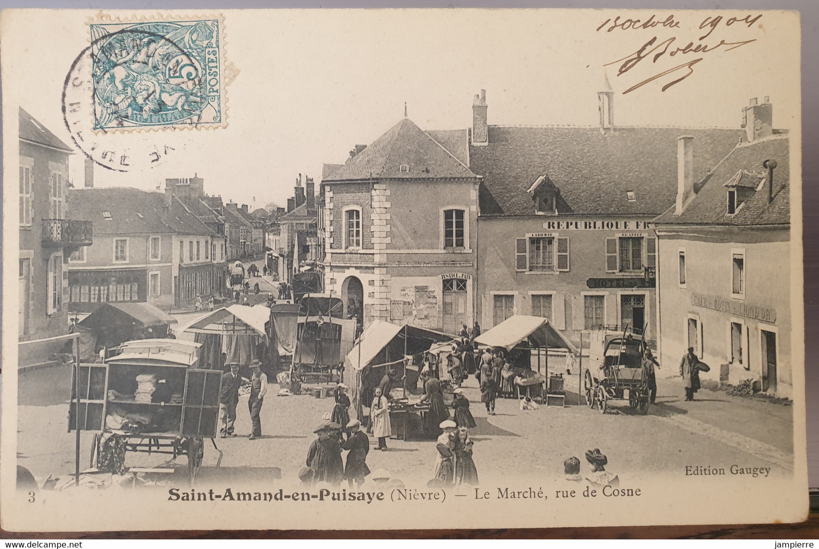 3 - Saint-Amand-en-Puisaye (Nièvre) - La Marché, Rue De Cosne (pas En Vente Actuellement Sur Delcampe) - Saint-Amand-en-Puisaye