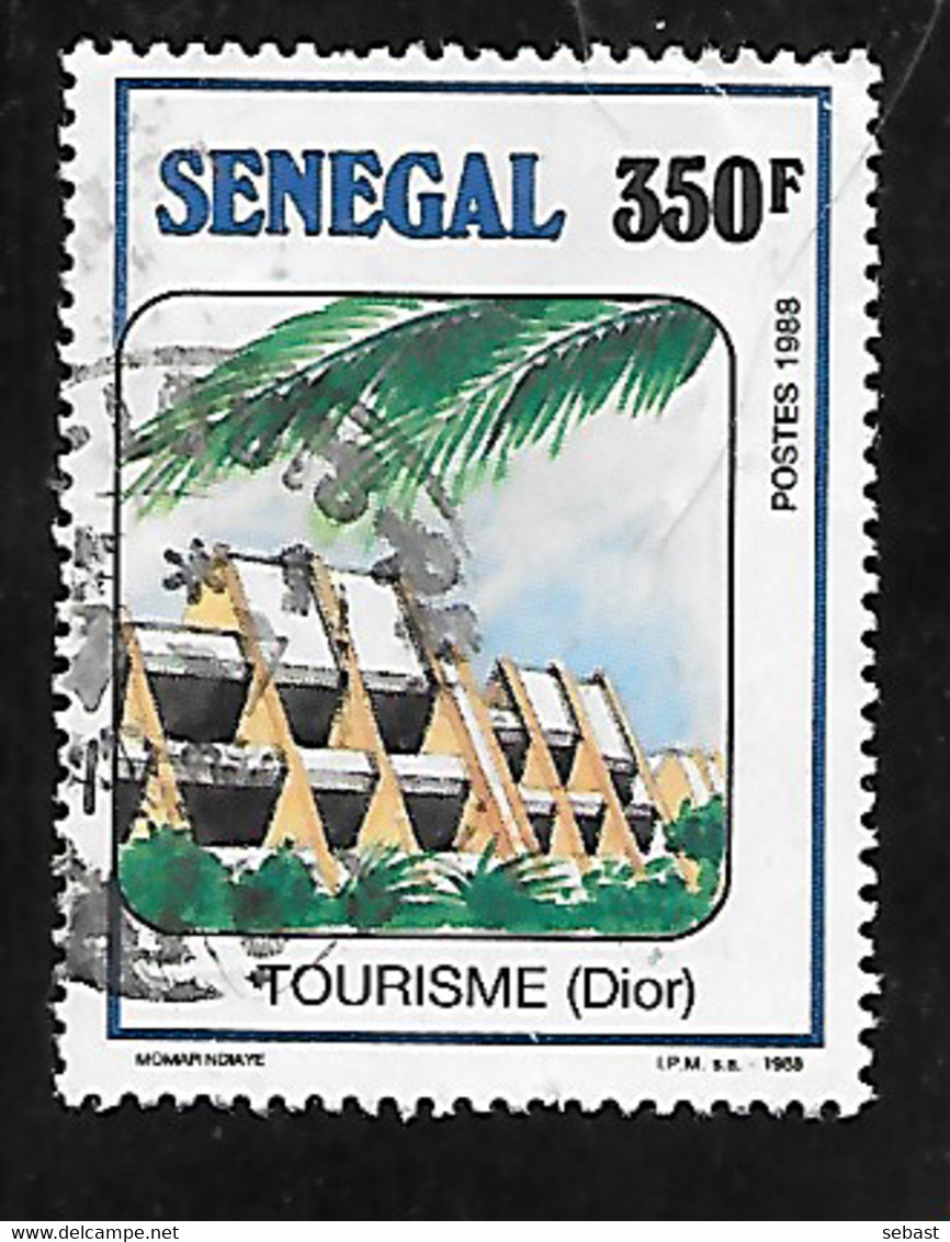 TIMBRE OBLITERE DU SENEGAL DE 1989 N° MICHEL 1007 - Sénégal (1960-...)