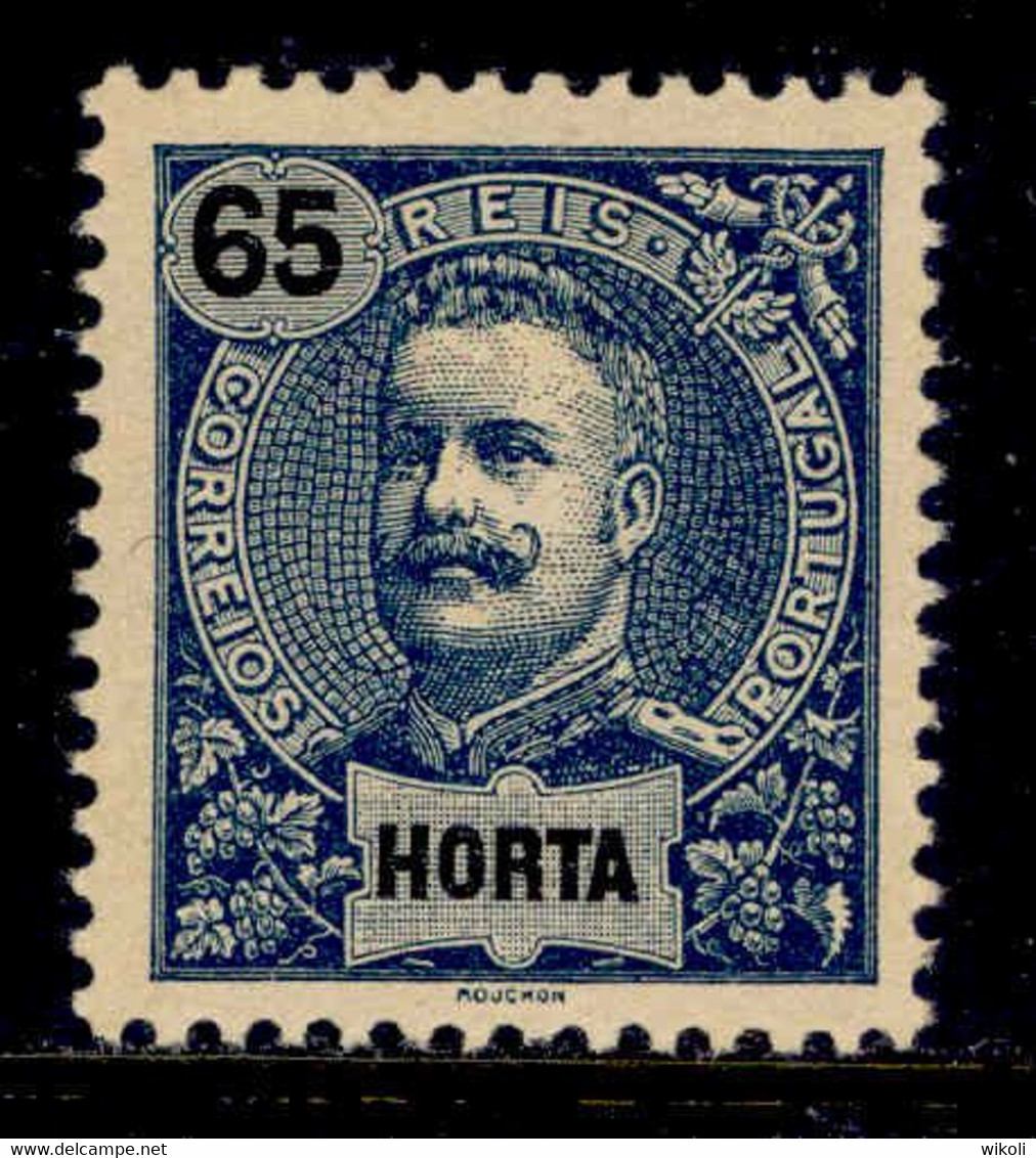 ! ! Horta - 1898 D. Carlos 65 R - Af. 30 - MH - Horta