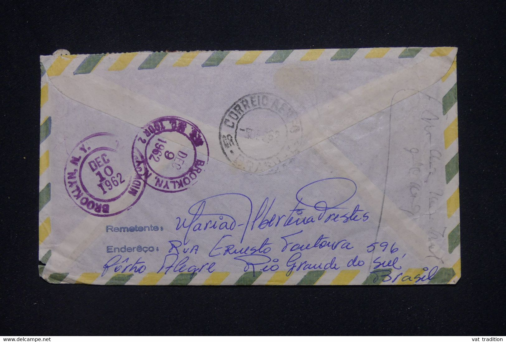 BRESIL - Enveloppe En Recommandé Pour Les USA En 1962 - L 139671 - Storia Postale