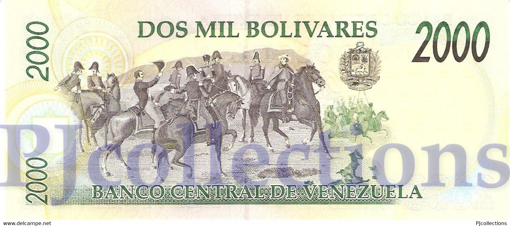 VENEZUELA 2000 BOLIVARES 1998 PICK 77b UNC - Venezuela