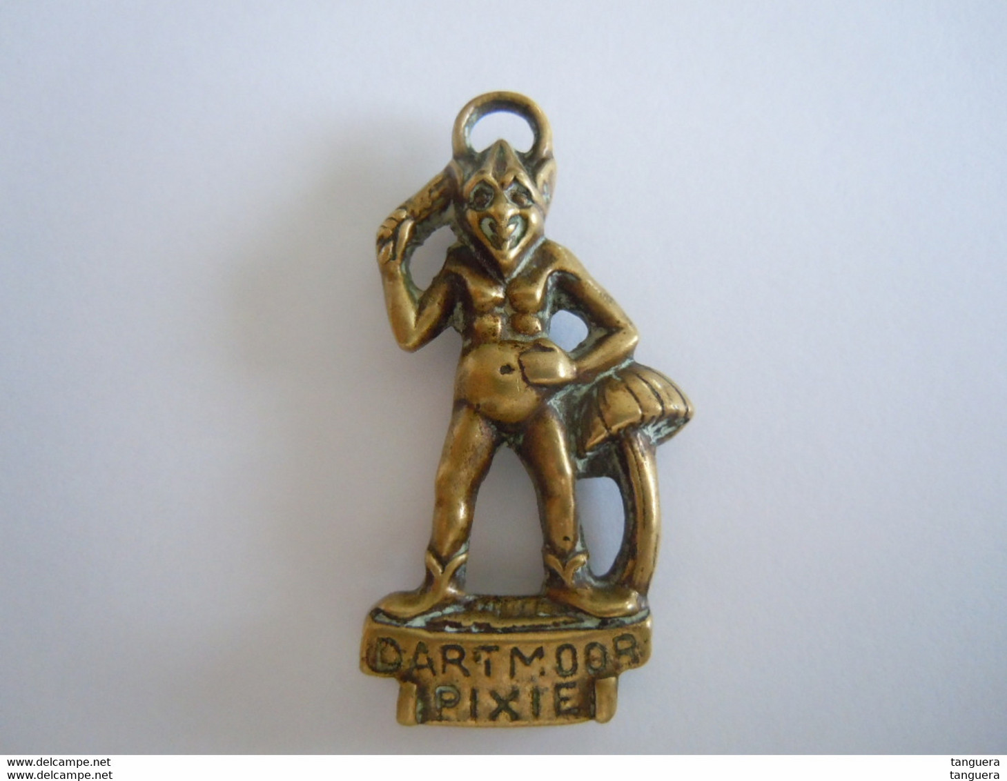 Vintage Dartmoor Pixie Hanger Pendentif Koper Cuivre Bras 4,5 X 2 Cm - Altri & Non Classificati