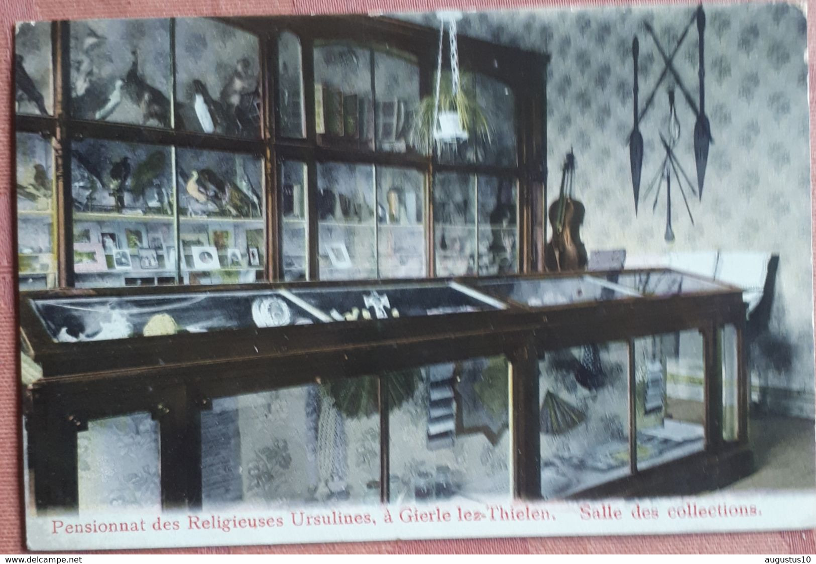 GIERLE 15 VERSCHILLENDE OUDE , GEKLEURDE Postkaarten 1912/18 PENSIONAAT URSULINNEN. - Lille