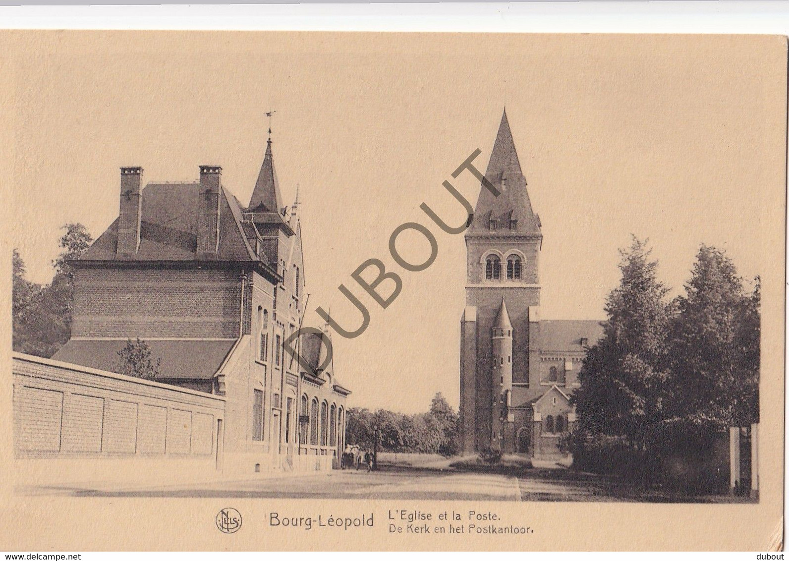 Postkaart/Carte Postale -  Leopoldsburg - Kerk En Post (C3348) - Leopoldsburg